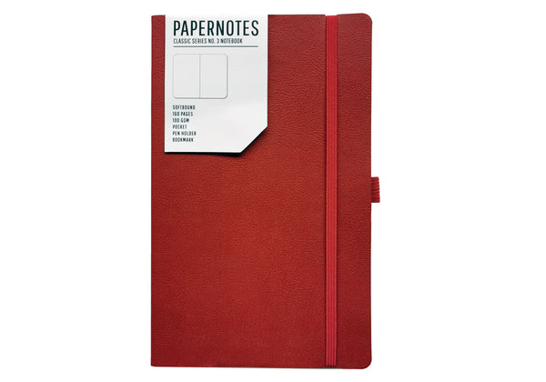 Classic Series A5 Notebook (Dark Red)