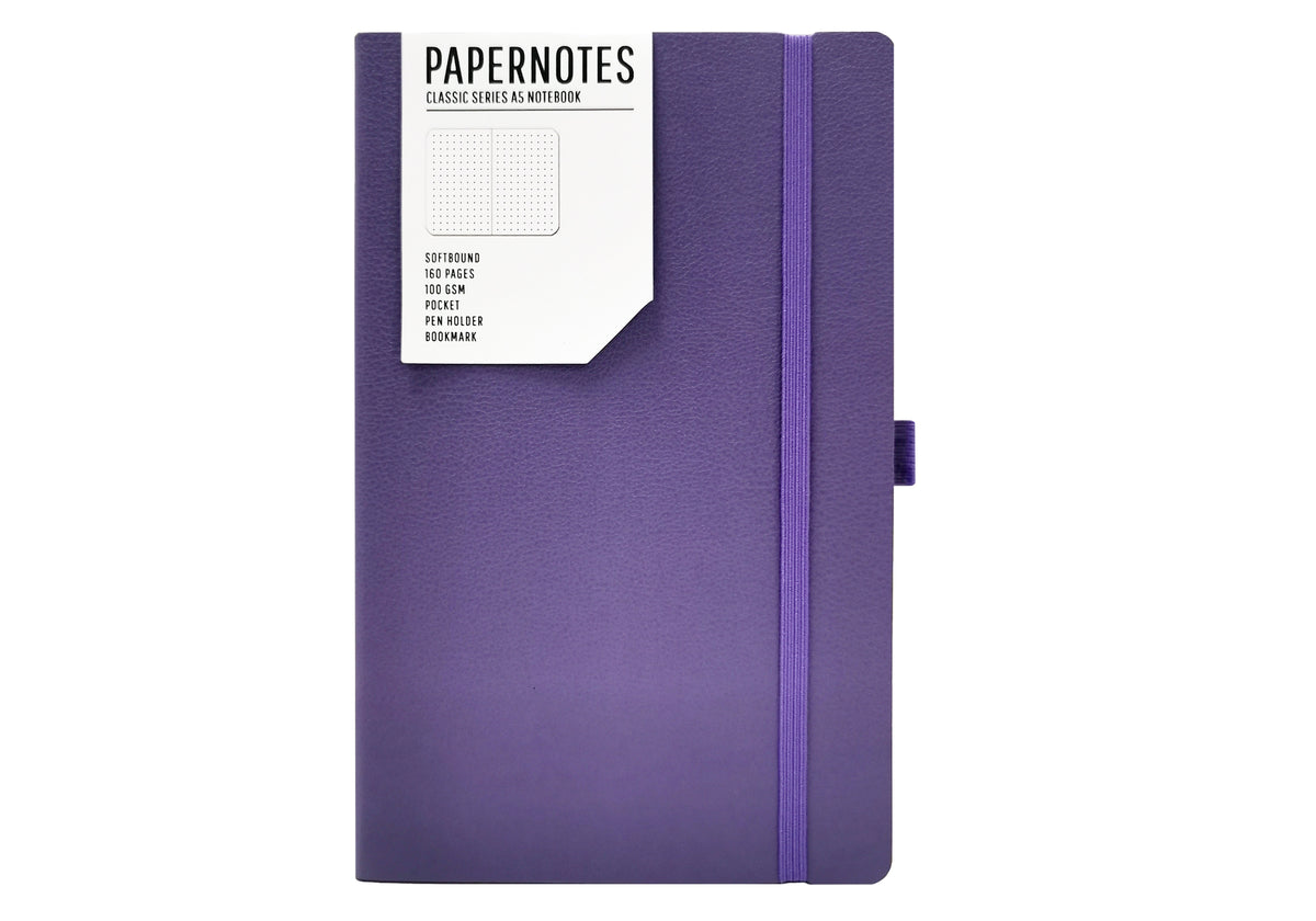 Classic Series A5 Notebook (Lilac) – Papernotes | Incredible Journals ...
