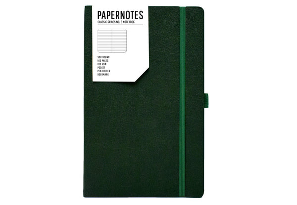 Classic Series A5 Notebook (Dark Green)