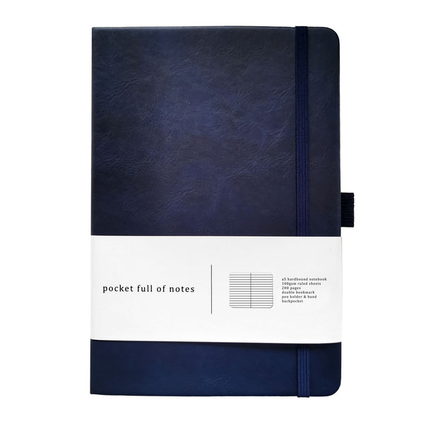 Pocket Full of Notes A5 Hardbound Notebook (Blue)
